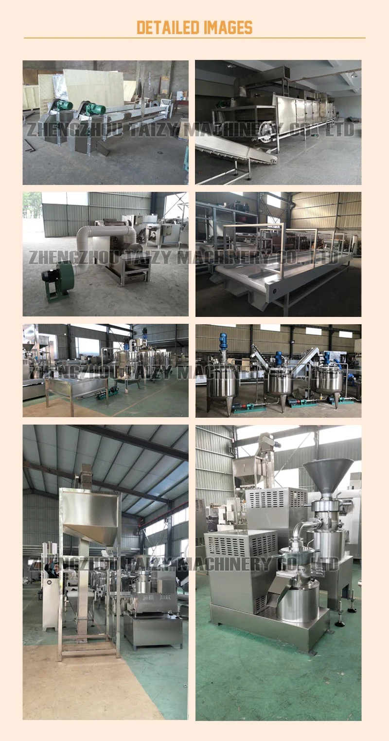 Factroy Supply Peanut Butter Production Line Sesame Paste Grinder Machines Nuts Butter Processing Line