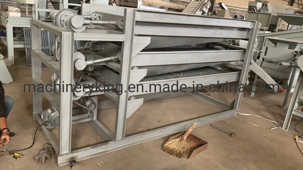 Automatic Nut Grading Crushing Hazelnut Breaking Cracking Shelling Processing Line